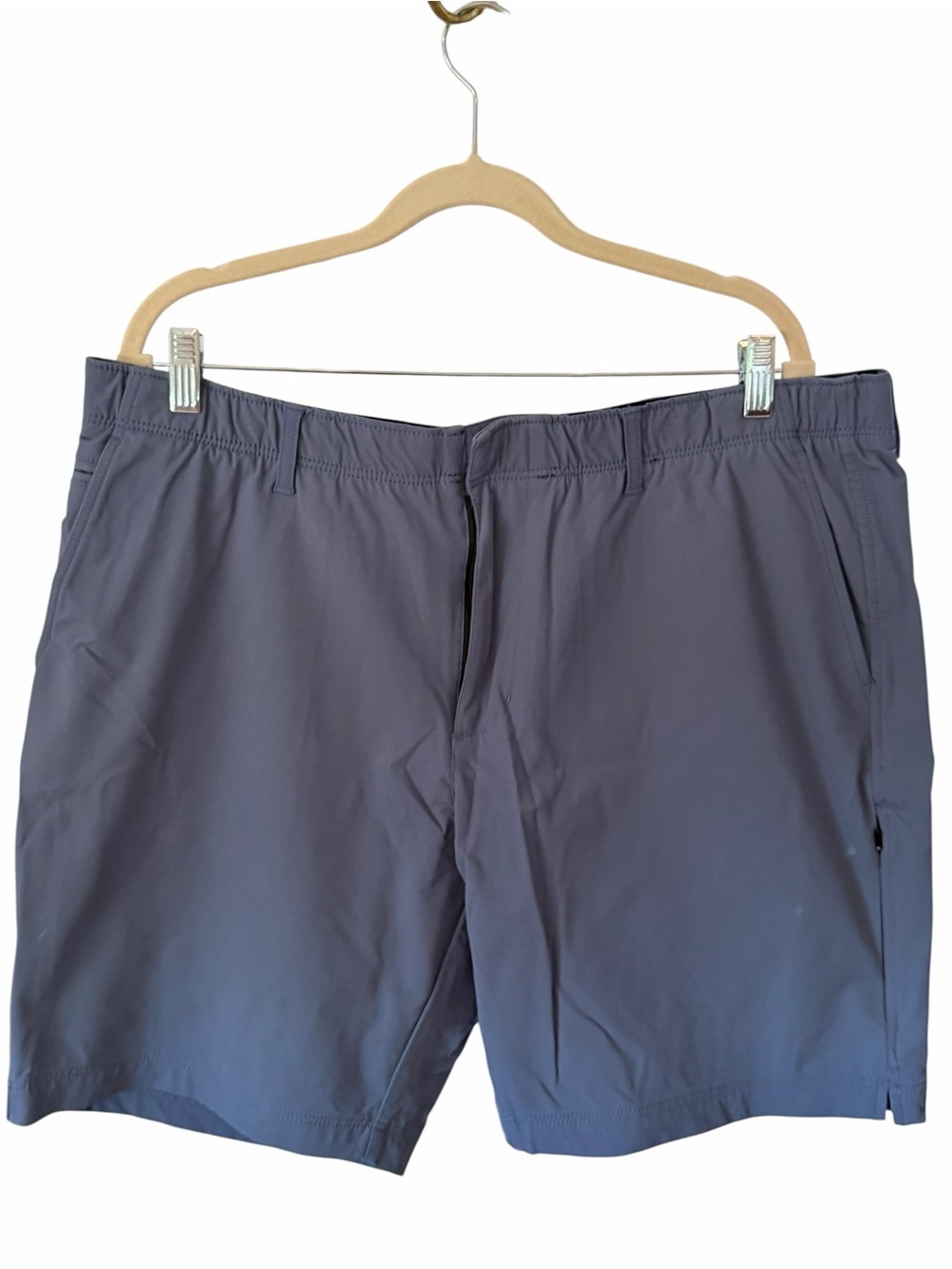 01.ALGO Performance Shorts Mens 38 Indigo Stretch Golf Travel Athletic